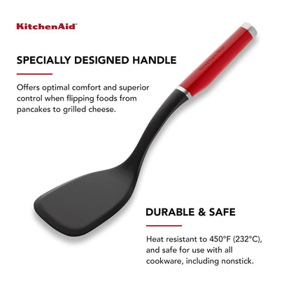 KitchenAid KE015OHERA Classic - espátula corto de nailon