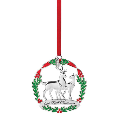 Lenox 894470 2023 - Nuestro Primer Adorno para árbol de Navidad, Ciervo