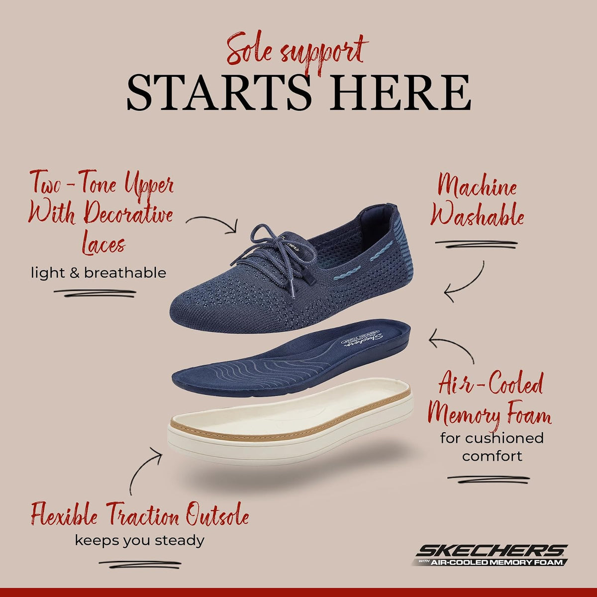 Skechers Coastal - Drive Botas para Mujer