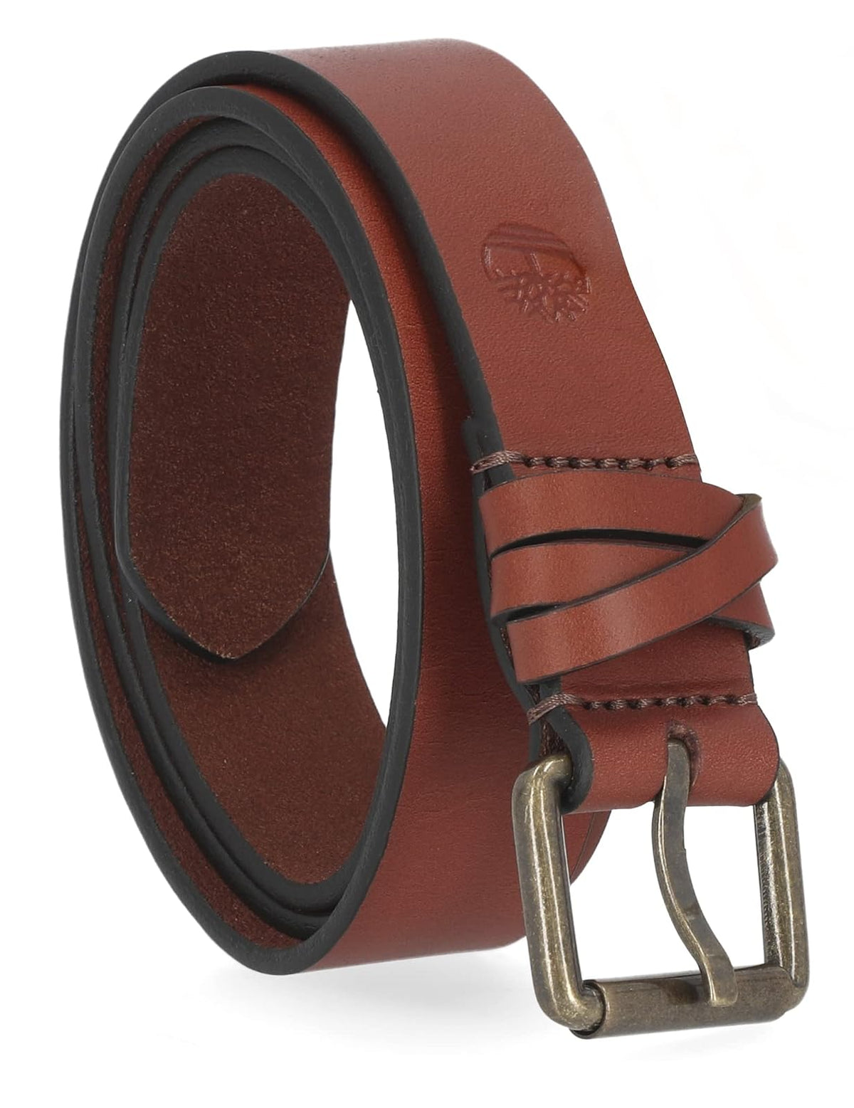 Timberland Cinturón de piel informal. Cinturón para Mujer - café (Criss Cross) - Small (30-36)