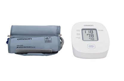 OMRON X2 Básico Baumanómetro de Brazo, Detecta Latidos Irregulares | Brazalete 22-42 cm con guía de ajuste. Detecta latidos irregulares. Memoria de última medición. Garantía 5 años.
