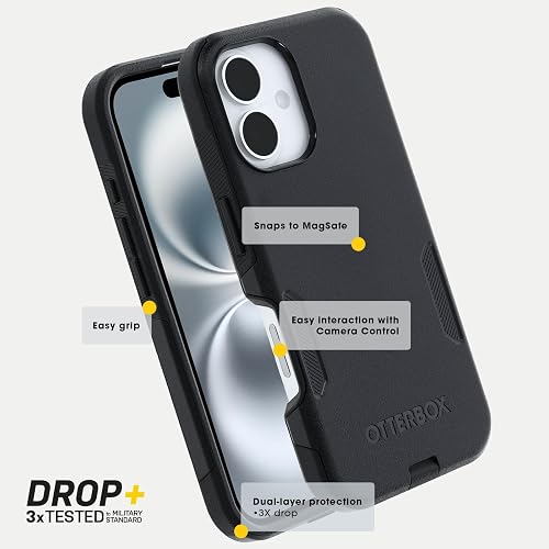 OtterBox - Funda para iPhone 16 Pro Commuter Series - Sagebrush (Verde)
