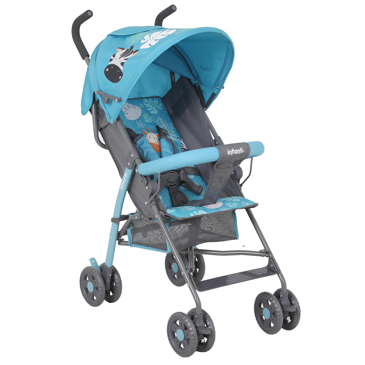 Infanti Carriola de Bastón SKIT Dino Azul, 6m-15kg - Azul
