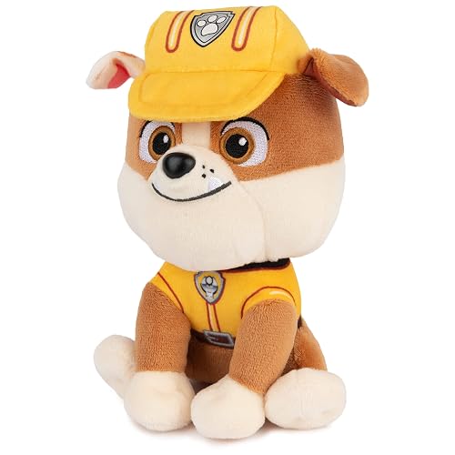 GUND Peluche Oficial de la Patrulla Canina en Uniforme de construcción distintiva, Animal de Peluche para Edades de 1 año en adelante, 6 Pulgadas (los Estilos Pueden Variar)