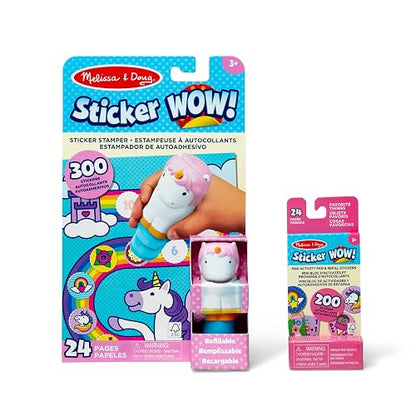 Melissa & Doug Sticker Wow! Paquete - Unicornio
