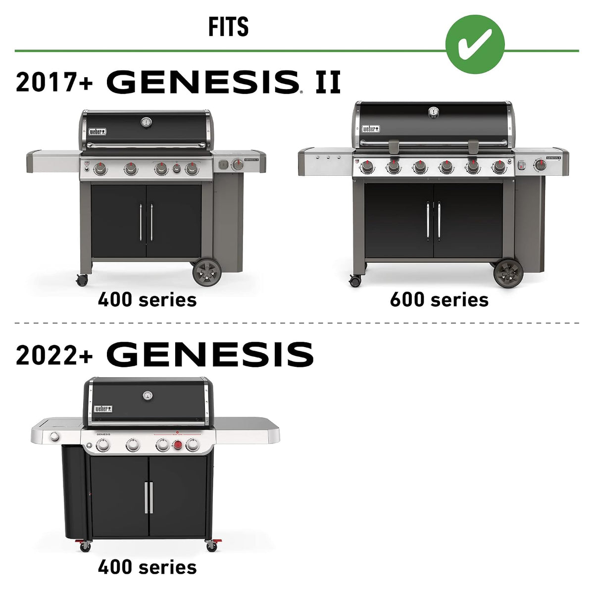 Weber 7653 Rotisserie for Use with Genesis II & II LX 4 & 6 Burner Grills