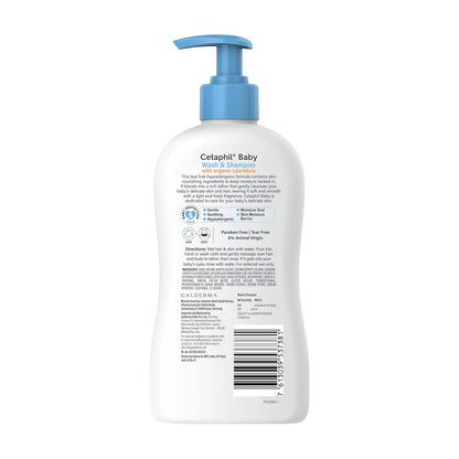 Cetaphil Baby Wash & Shampoo con caléndula orgánica