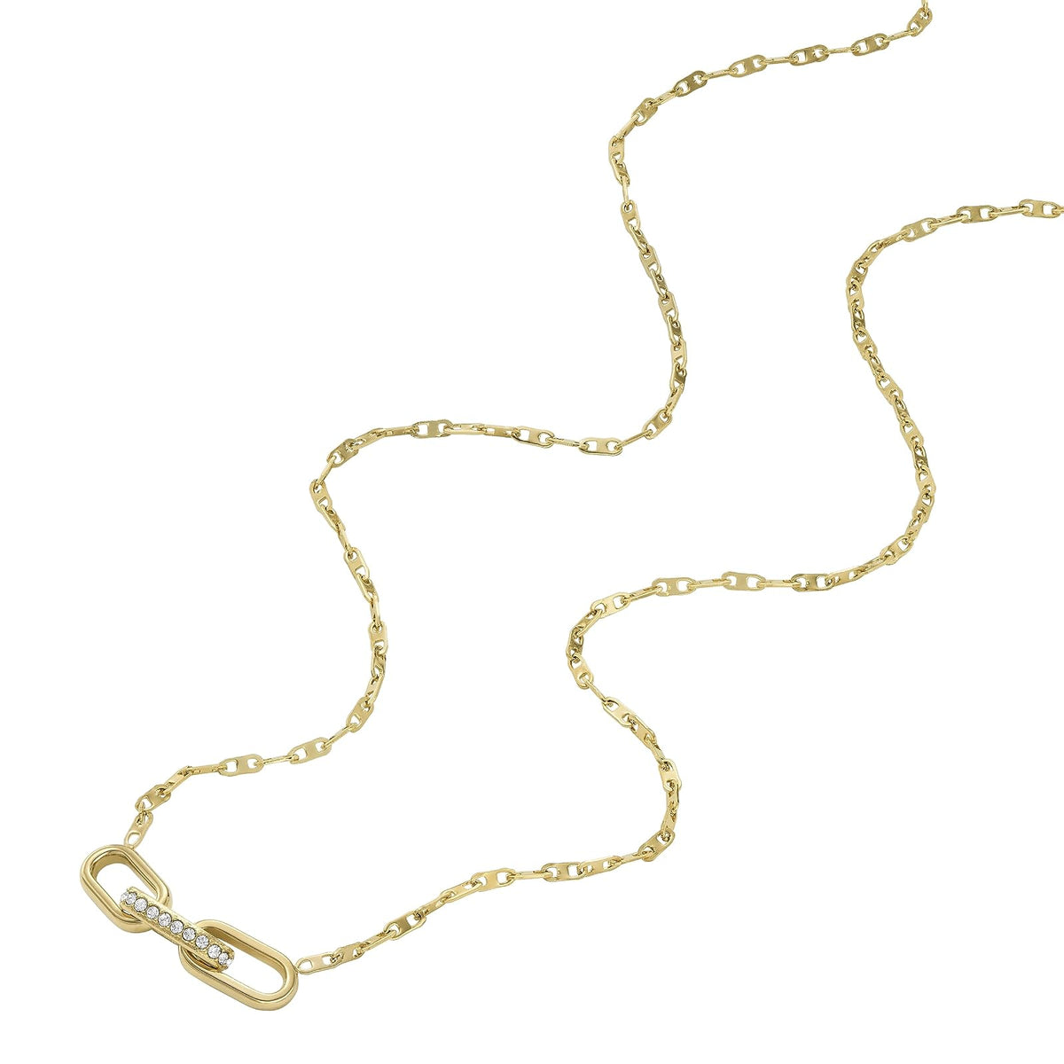 Fossil Collar jf04523710 heritage de acero inoxidable en color dorado para dama