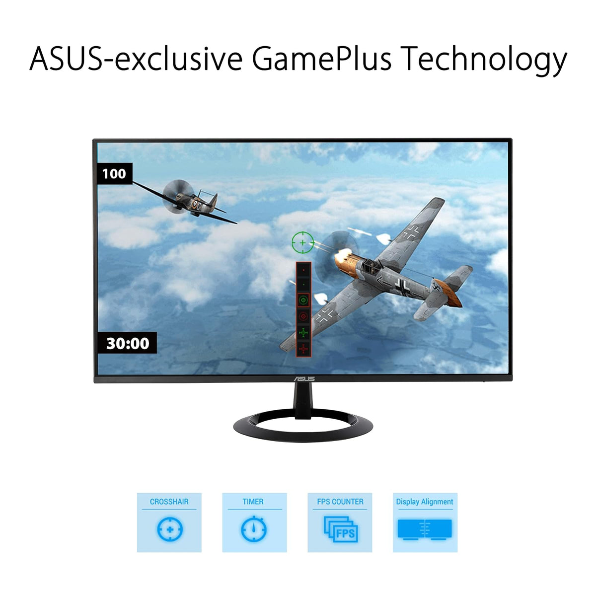 ASUS Monitor Eye Care VZ27EHF 27P LED IPS 1920X1080 100HZ SIN Marco VZ27EHF | 27", IPS FHD 1920x1080, 100Hz, 1ms MPRT, Adaptive-Sync, diseño sin marcos, Eye Care+, Flicker-free y luz azul baja, HDMI