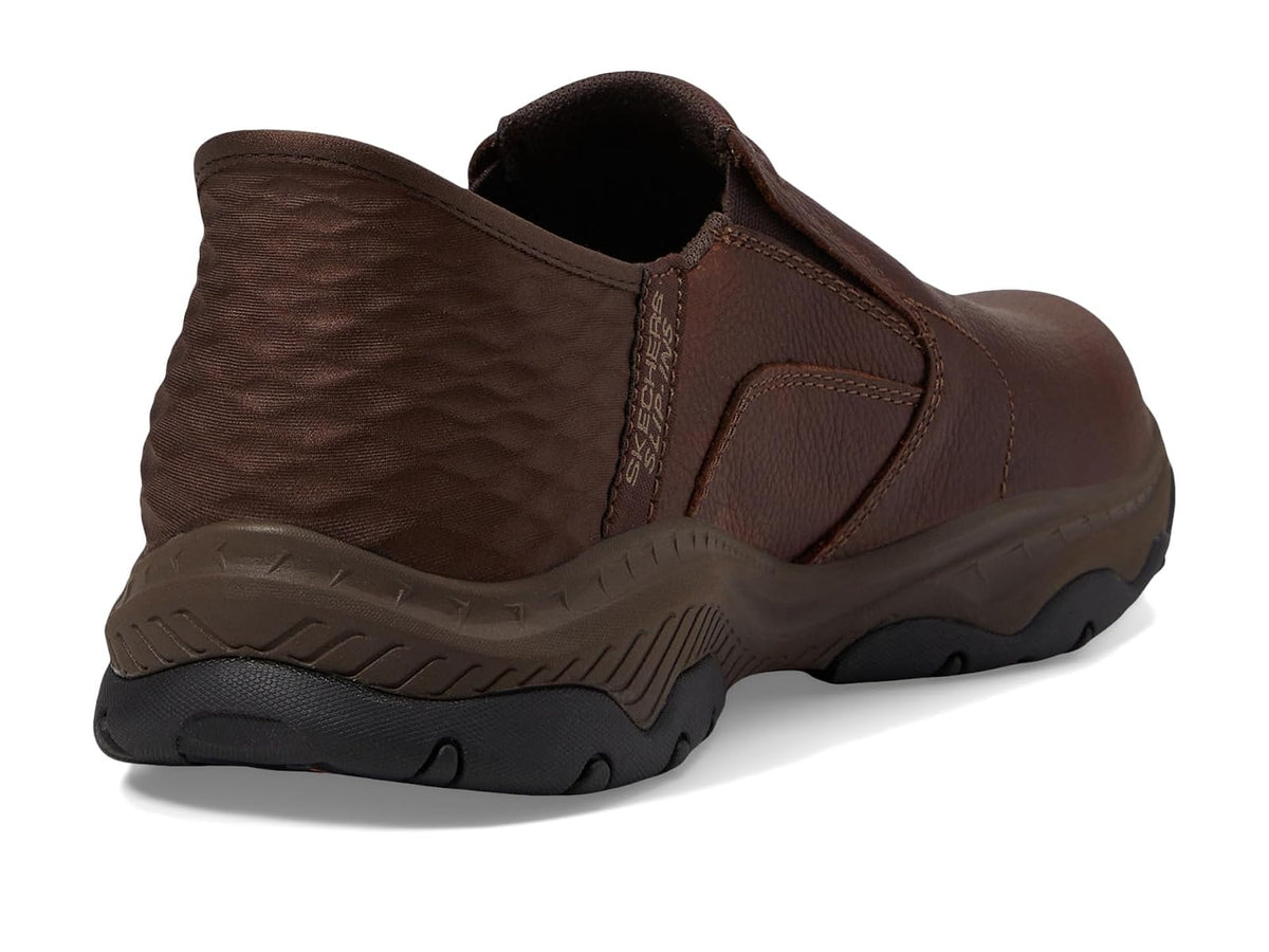 Skechers Manos Libres Slip-Ins Relajado Fit®: Craster - Lanigan para Hombres, Mocasines, Invierno, Sólido, Talla 43-44, Cuero, Zapato Deslizante, 204847