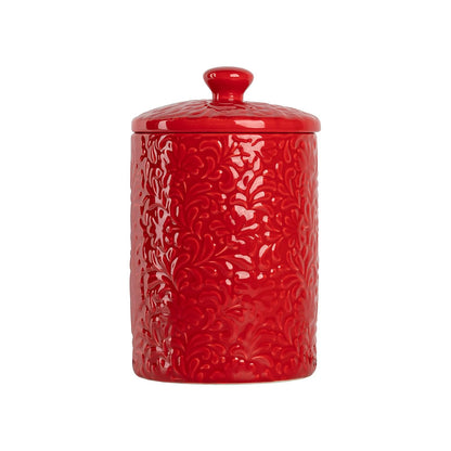 10 Strawberry Street Juego de Recipientes Almacenamiento Flora | Rojo, 3 piezas, 25 fl oz, 33 fl oz, 60 fl oz
