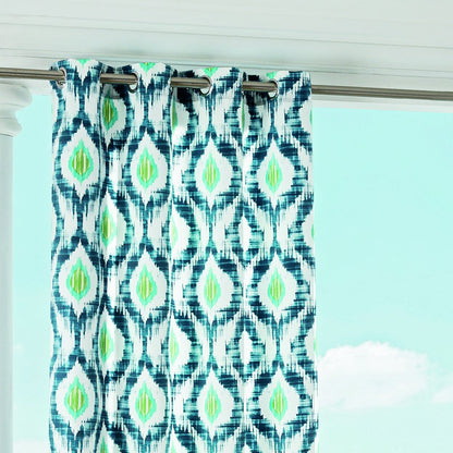 Parasol 15933052084IND Barbados Panel de Cortina para Ventana Individual de Interior/Exterior de 52 Pulgadas por 84 Pulgadas, Color índigo, Índigo, 52" x 95", 1, 1