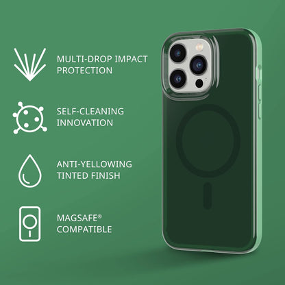 Tech21 iPhone 14 Pro MAX EVO Tinte Compatible con MagSafe® â€“ Funda de teléfono Tintada Que Absorbe los Golpes y Resistente a los arañazos con protección multicaída de 12 pies