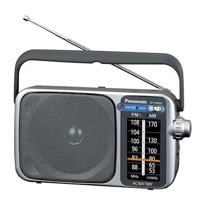 Panasonic RF-2400 Portátil Negro - Radio (Portátil, AM, FM, 88 - 108 MHz, 530 - 1600 kHz)