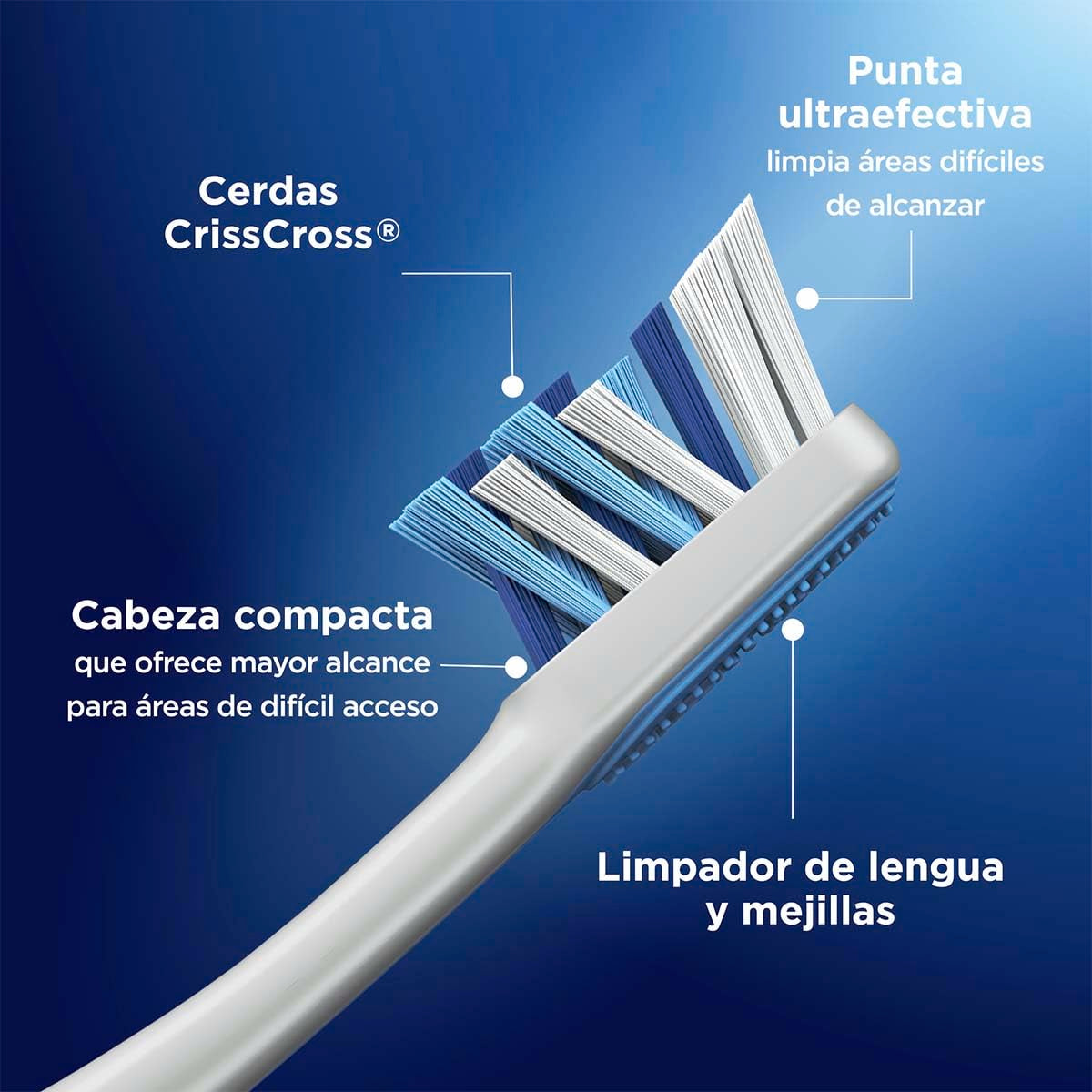 Oral-B Cepillo de Dientes Suave Advanced 7 , 2 Unidades