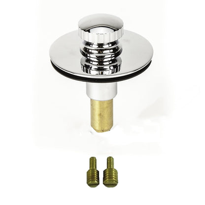 Universal Lift n Lock (Push Pull) Bath Tub/Bathtub Drain Stopper includes 3/8" and 5/16" Fittings;Chrome; PF0955-CH-LL-S