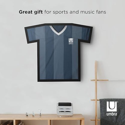 Umbra T-Frame Marco Decorativo en Forma de Camiseta para Exhibir Playeras, Negro