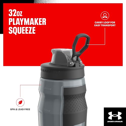 Under Armour Botella de agua De Entrenamiento Unisex, Blanco, Unitalla
