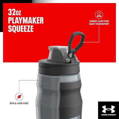 Under Armour Botella de agua De Entrenamiento Unisex, Blanco, Unitalla