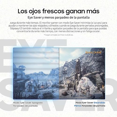 Samsung 32" Odyssey Monitor G30D FHD 180Hz, AMD FreeSync, Tasa de refresco de 180 Hz y Tiempo de Respuesta de 1 ms (MPRT), Eye Saver y Menos Parpadeo de la Pantalla LS32DG300ELXZX