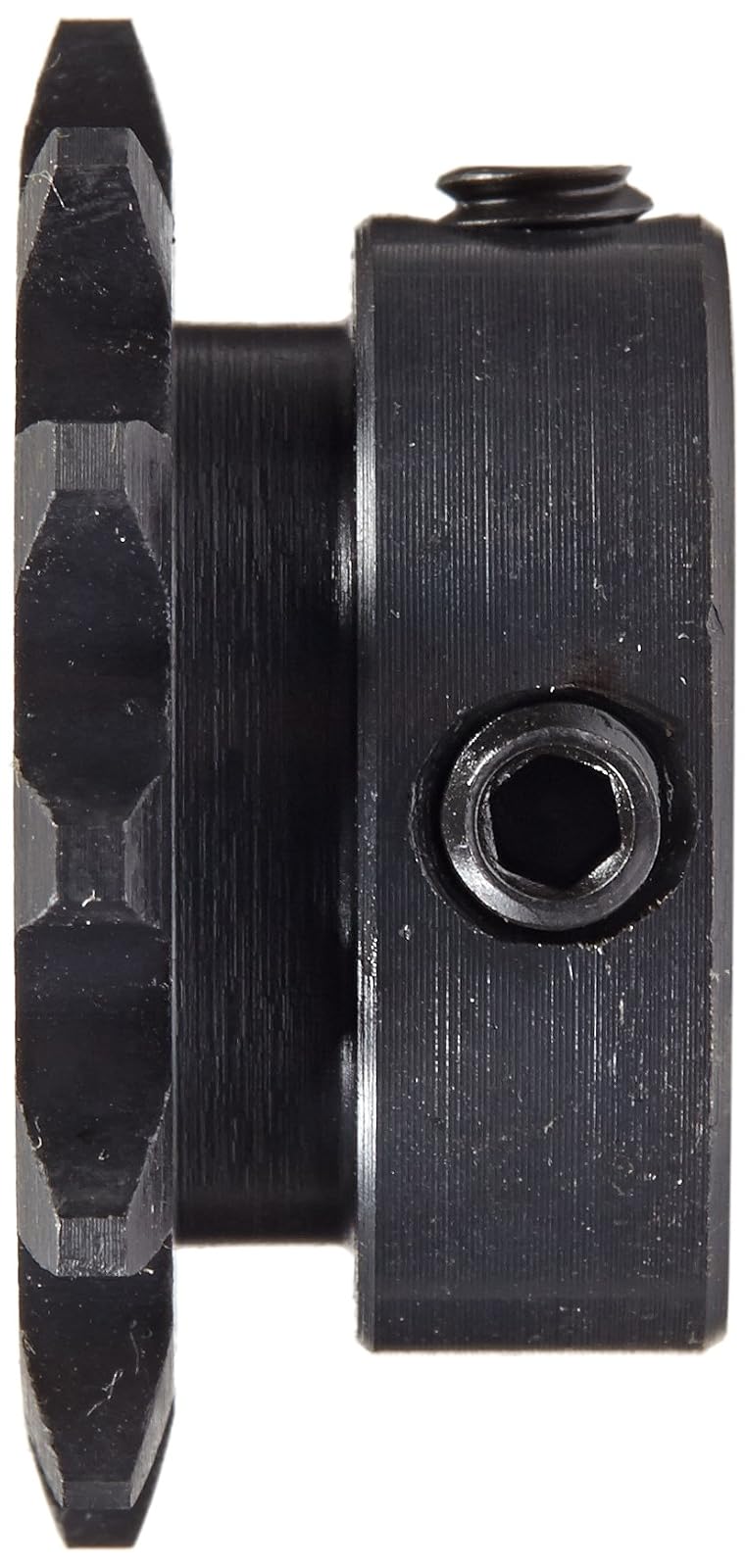Tsubaki 35B12FH Finished Bore Sprocket, Single Strand, Hardened Teeth, Inch, #35 ANSI No., 3/8" Pitch, 12 Teeth, 1/2" Bore