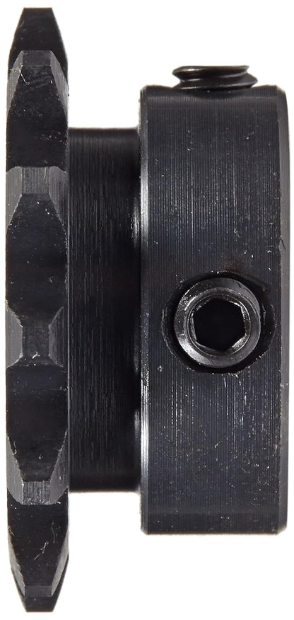 Tsubaki 35B12FH Finished Bore Sprocket, Single Strand, Hardened Teeth, Inch, #35 ANSI No., 3/8" Pitch, 12 Teeth, 1/2" Bore