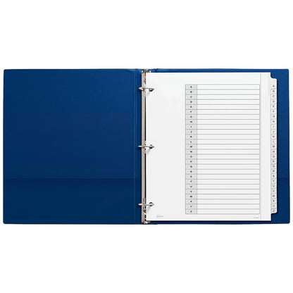 Avery 11440 Divisores de carpeta extra anchos de 5 pestañas, tira de etiquetas transparente fácil de imprimir y aplicar, fabricante de índices, blanco, 5 juegos