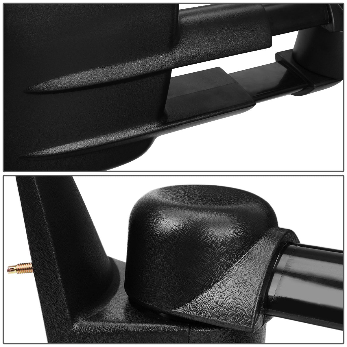 DNA Motoring TWM-022-T111-BK-R Espejo de Remolque Eléctrico Derecho para Chevy C/K 1500/2500 1988-2000 y Tahoe 1995-1999, Negro