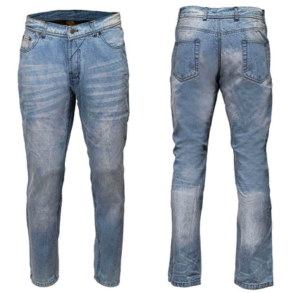 Milwaukee Leather Jeans Reforzados con Aramida Holgados MDM5002-BLUE-38, Azul, Talla 38