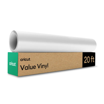 Cricut Vinilo Permanente Value 30.5 x 6.1 m - Blanco (Matte)