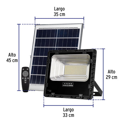 Volteck REF-506SL, Reflector LED con panel solar 200W 6500K