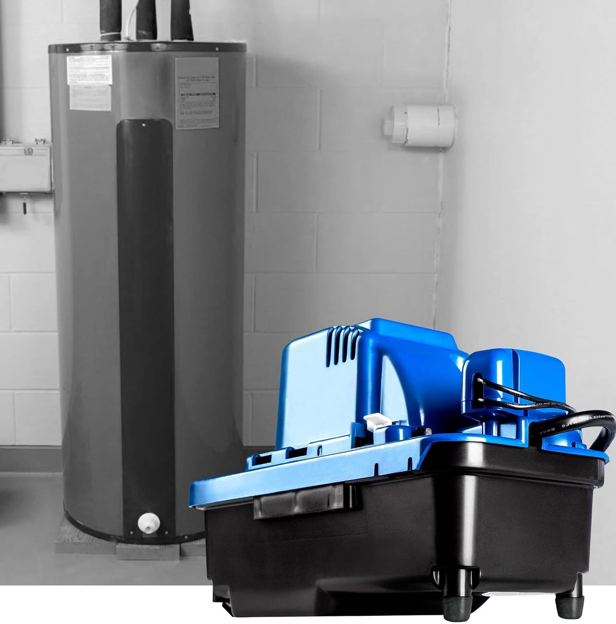Little Giant VCMX-20ULST 554550 VCMX Series Automatic Condensate Removal Pump With Safety Switch (115 volts), 1/30 horsepower