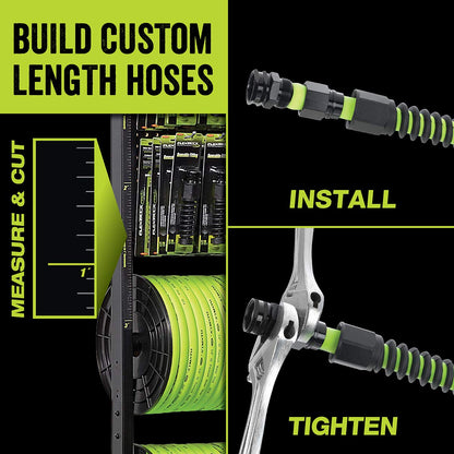 Flexzilla Pro Manguera de Agua HFZ58250YW | 5/8 in x 250 ft, Verde ZillaGreen, Resistente, Ligero, Carrete a Granel