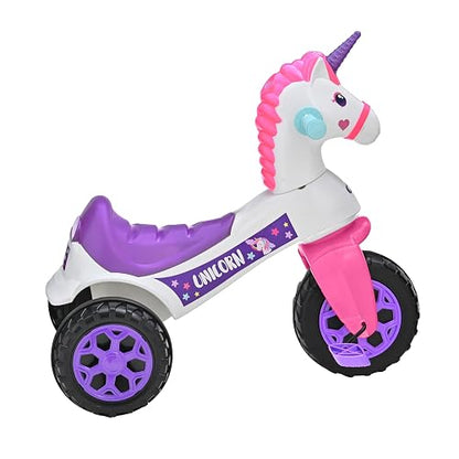 Triciclo, Prinsel, Racer Unicornio, Blanco, De 2 a 6 Años