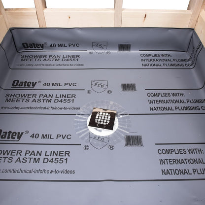 Oatey Revestimiento de PVC 40 mm Gris 5' x 6'