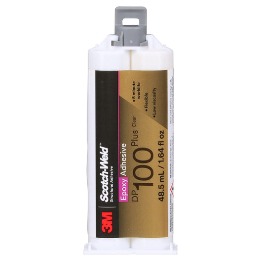 3M Scotch-Weld - calcomanía epoxi DP100 Plus, transparente, grado profesional, manejo y curado rápidos, 1.7 onzas líquidas Duo-Pak