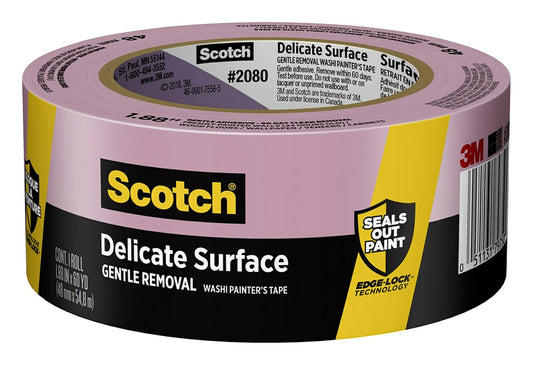 3M 2080EL-48E ScotchBlue™ Cinta adhesiva para pintores, superficie delicada