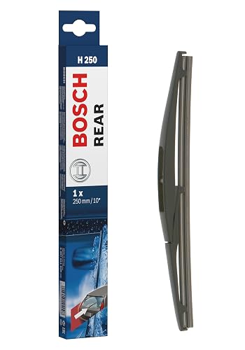 Bosch Escobilla Limpiaparabrisas Trasera Individual H250, Negro, 250 mm (1 ud)