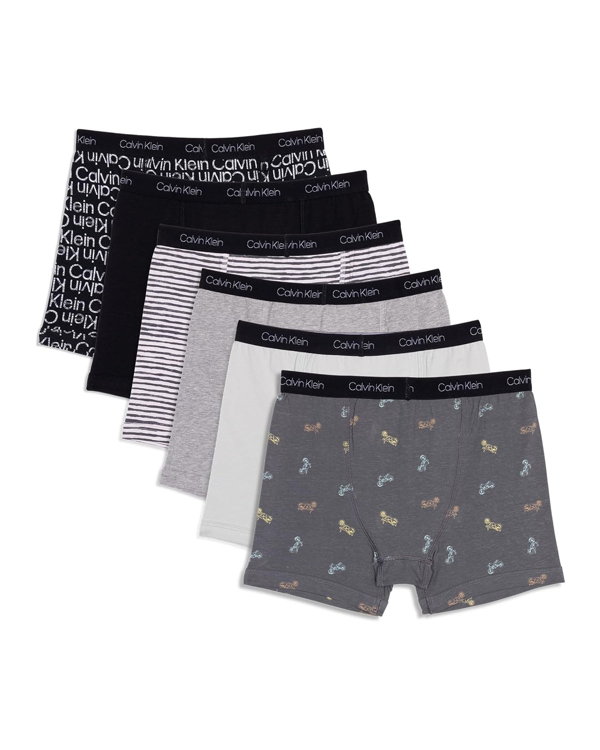 Calvin Klein 6 Pack Boxer Breif Ropa Interior de Hombres Niños