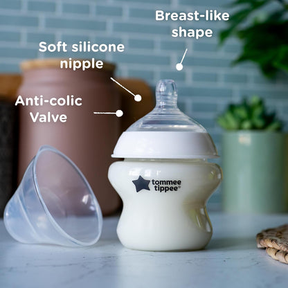 Tommee Tippee Closer to Nature - Botella para bebé, 3 unidades, 3 unidades