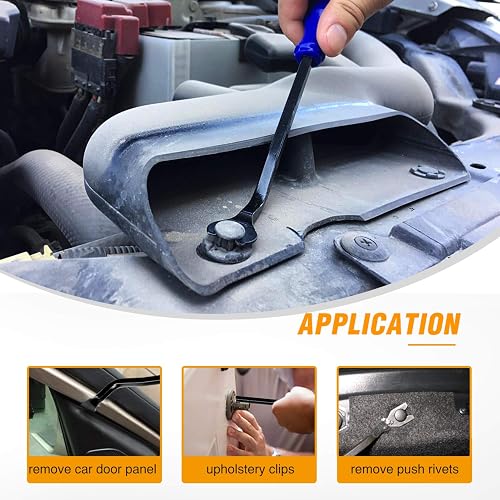 GOOACC Auto Trim Removal Tool Kit No-Scratch Tool Kit for Car Audio Dash Panel Window Molding Fastener Remover Tool Kit