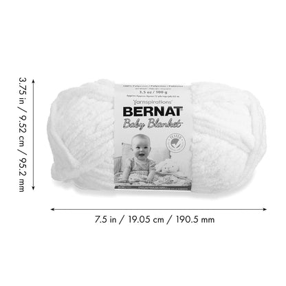 Bernat - Juego de 3 hilos para bebé de 100 g, poliéster, 6 supervoluminosos, 72 yardas, para tejer/ganchillo