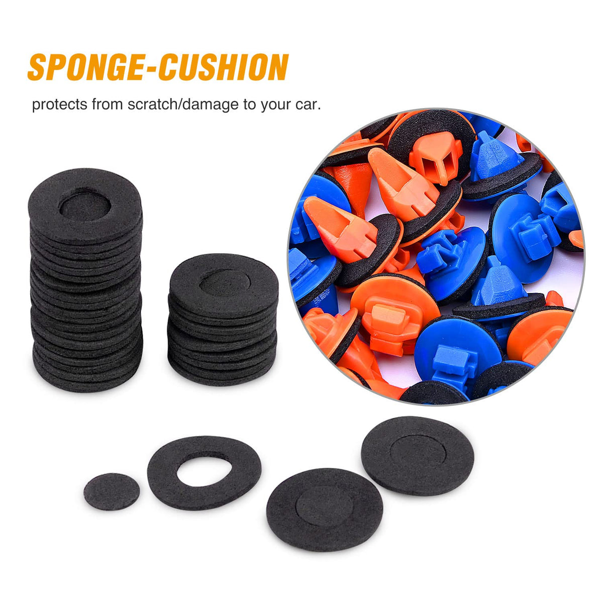 Gooacc 100 Clips de Guardabarros de Nailon para Toyota 4Runner, Tacoma, RAV4, Reemplazo 75495-35010, GRC-105