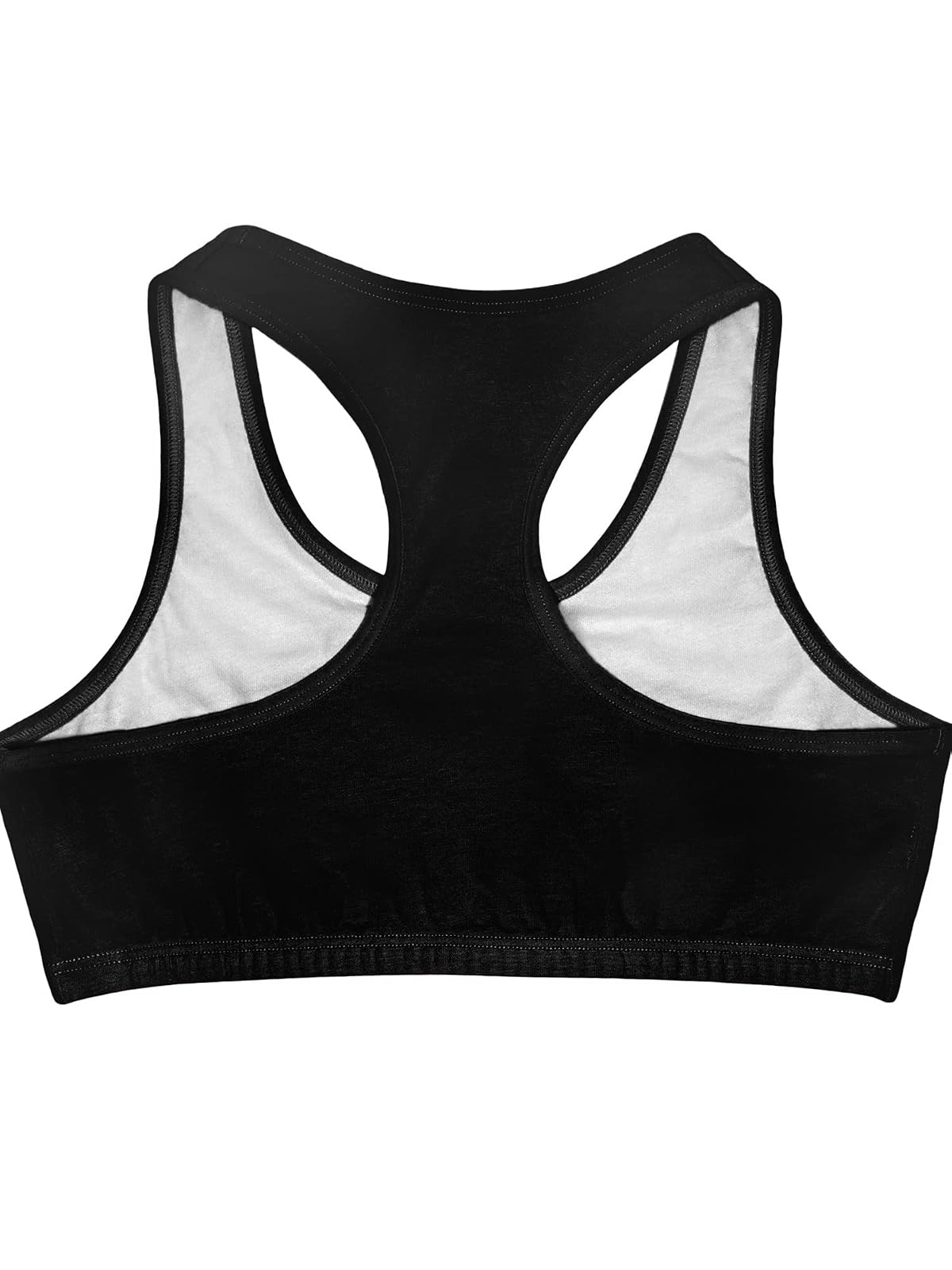 Fruit of The Loom Brasier Deportivo elástico de algodón Incorporado Sujetador Deportivo Niñas