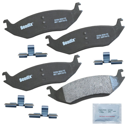 Bendix Priority1 Pastillas de Freno Traseras de Cerámica - CFM967