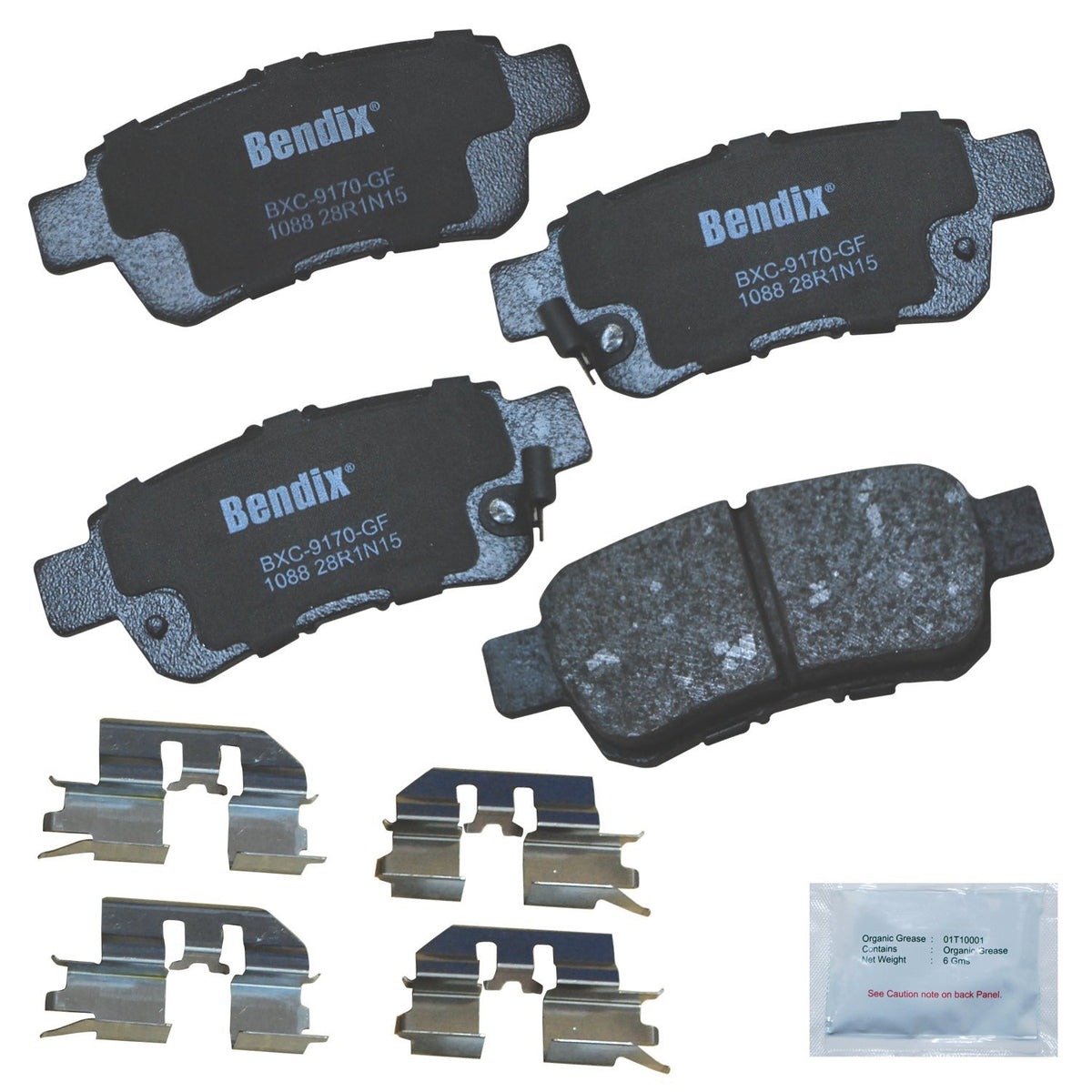 Bendix Priority1 Pastillas de Freno Traseras de Cerámica - CFC1088