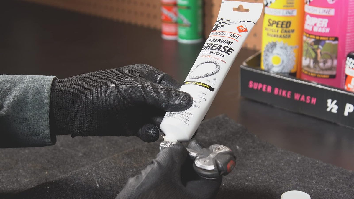 Finish Line Grasa Teflon Finish line, 100 G + lubricante y Desengrasante 1 Step, 120 ml