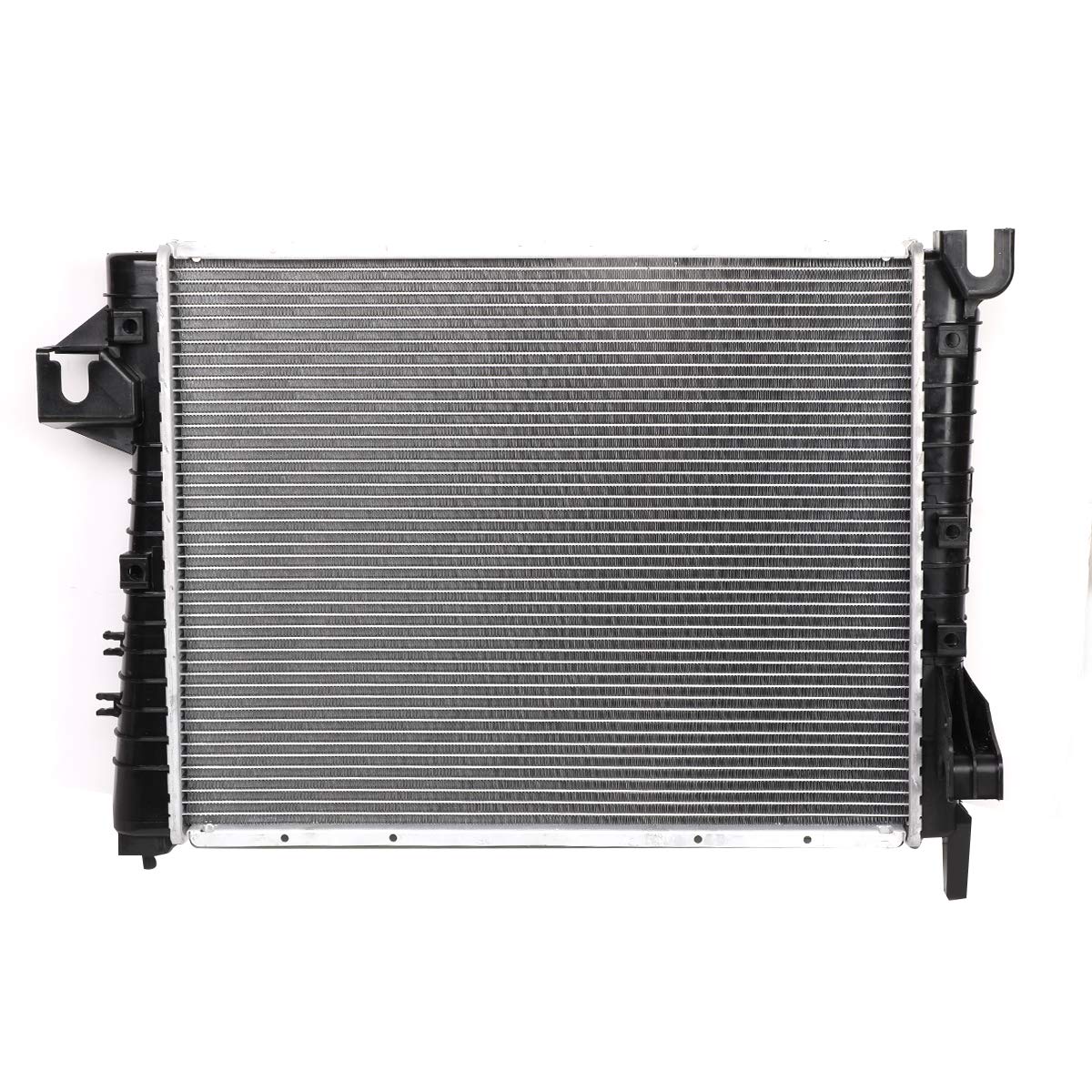 DNA Motoring OEM-RA-2479 Radiador Aluminio Negro/Metálico para Dodge Ram 3.7/4.7/5.7