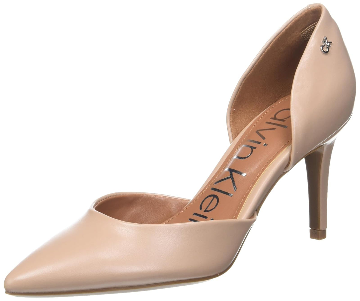 Calvin Klein Gloria Zapatilla de Tacón para Mujer - 26.5 cm - Barely Nude 110