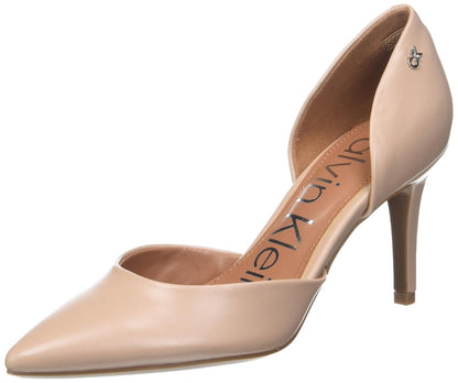 Calvin Klein Gloria Zapatilla de Tacón para Mujer - 26.5 cm - Barely Nude 110